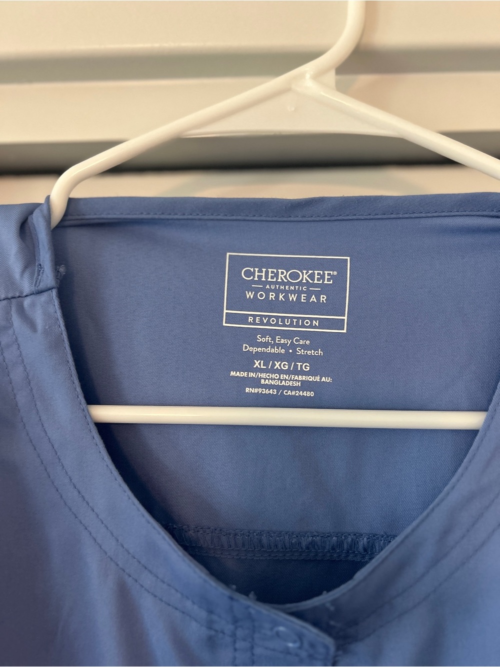 Cherokee Workwear Scrub Jacket Extra Large - Picture 3 of 8